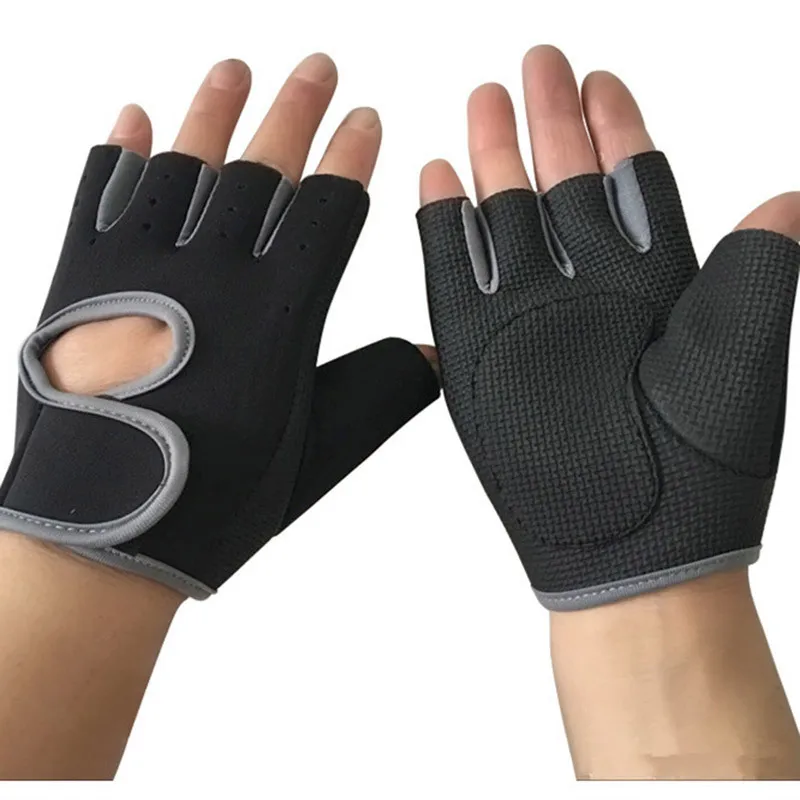 Высококачественные перчатки для фитнеса С улучшенным сцеплением, перчатки для тренажерного зала на полпальца, перчатки для занятий спортом на открытом воздухе, Дышащая сетка, легкий вес